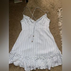 Sun dress w criss cross back!